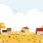 autumn landscape village illustration rural lands crc4c20c6d8 size12.91mb - title:Home - اورچین فایل - format: - sku: - keywords:وکتور,موکاپ,افکت متنی,پروژه افترافکت p_id:63922