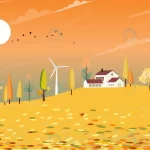 autumn landscape wonderland village with farm fie crc998530e7 size4.22mb - title:Home - اورچین فایل - format: - sku: - keywords:وکتور,موکاپ,افکت متنی,پروژه افترافکت p_id:63922