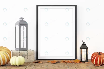 autumn mockup with black a4 frame rnd929 frp17782491 - title:graphic home - اورچین فایل - format: - sku: - keywords: p_id:353984