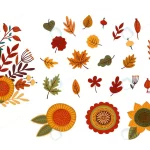 - autumn nature floral set vector design card poster rnd679 frp29708598 - Home