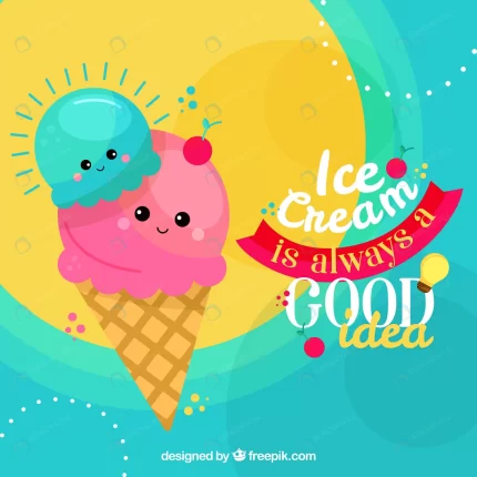 background cute ice cream with phrase crc0b1f180a size2.20mb - title:graphic home - اورچین فایل - format: - sku: - keywords: p_id:353984