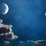 background night sky with stars moon elements thi crc0ec5bb44 size14.76mb 5616x3744 - title:Home - اورچین فایل - format: - sku: - keywords:وکتور,موکاپ,افکت متنی,پروژه افترافکت p_id:63922