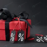 background sales with red gift box lables with pe crccf31d581 size9.65mb 5500x3667 - title:Home - اورچین فایل - format: - sku: - keywords:وکتور,موکاپ,افکت متنی,پروژه افترافکت p_id:63922