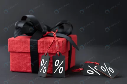 background sales with red gift box lables with pe crccf31d581 size9.65mb 5500x3667 - title:graphic home - اورچین فایل - format: - sku: - keywords: p_id:353984