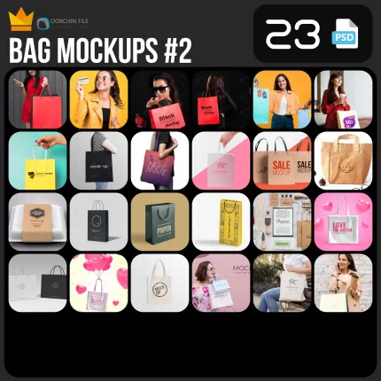 bag mockups 2bb - title:graphic home - اورچین فایل - format: - sku: - keywords: p_id:353984