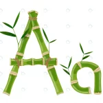 bamboo letter a with young shoots with leaves eco crcdc887064 size3.07mb - title:Home - اورچین فایل - format: - sku: - keywords:وکتور,موکاپ,افکت متنی,پروژه افترافکت p_id:63922