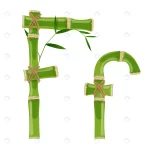 bamboo letter f with young shoots with leaves eco crc1173d172 size2.57mb - title:Home - اورچین فایل - format: - sku: - keywords:وکتور,موکاپ,افکت متنی,پروژه افترافکت p_id:63922