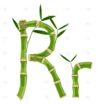 bamboo letter r with young shoots with leaves eco crc11307219 size2.79mb - title:Home - اورچین فایل - format: - sku: - keywords:وکتور,موکاپ,افکت متنی,پروژه افترافکت p_id:63922