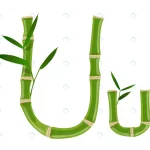 bamboo letter u with young shoots with leaves eco crccff3a66d size2.61mb - title:Home - اورچین فایل - format: - sku: - keywords:وکتور,موکاپ,افکت متنی,پروژه افترافکت p_id:63922