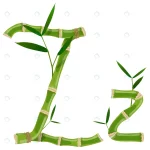 - bamboo letter z with young shoots with leaves eco crccd109fe2 size2.88mb - Home