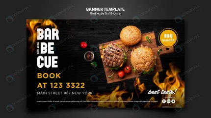banner template with barbeque design crc72838268 size65.75mb - title:graphic home - اورچین فایل - format: - sku: - keywords: p_id:353984