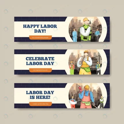 banner template with labor day concept watercolor rnd548 frp17542216 - title:graphic home - اورچین فایل - format: - sku: - keywords: p_id:353984