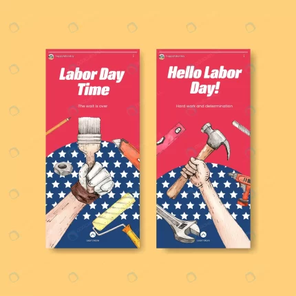 banner template with labor day concept watercolor rnd661 frp17542221 - title:graphic home - اورچین فایل - format: - sku: - keywords: p_id:353984
