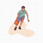 basketball player character illustration crcb7f423e5 size1.17mb - title:Home - اورچین فایل - format: - sku: - keywords:وکتور,موکاپ,افکت متنی,پروژه افترافکت p_id:63922