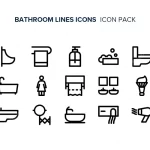 bathroom lines icons rnd115 frp25691393 - title:Home - اورچین فایل - format: - sku: - keywords:وکتور,موکاپ,افکت متنی,پروژه افترافکت p_id:63922