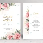 beautiful floral wedding card theme rnd538 frp10058331 - title:Home - اورچین فایل - format: - sku: - keywords:وکتور,موکاپ,افکت متنی,پروژه افترافکت p_id:63922