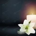 beautiful lily burning candle dark background wit crc48939750 size4.30mb 7000x4361 - title:Home - اورچین فایل - format: - sku: - keywords:وکتور,موکاپ,افکت متنی,پروژه افترافکت p_id:63922