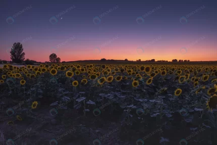 beautiful sunflower field colorful sky sunset sun crca8c13ef3 size15.40mb 6000x4000 - title:graphic home - اورچین فایل - format: - sku: - keywords: p_id:353984