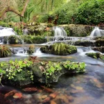 - beautiful view small waterfall big stones covered crcf6f3b6aa size19.22mb 6240x4160 - Home