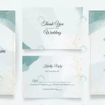 beautiful wedding card invitation template set wi crc4a4588a5 size8.82mb - title:Home - اورچین فایل - format: - sku: - keywords:وکتور,موکاپ,افکت متنی,پروژه افترافکت p_id:63922