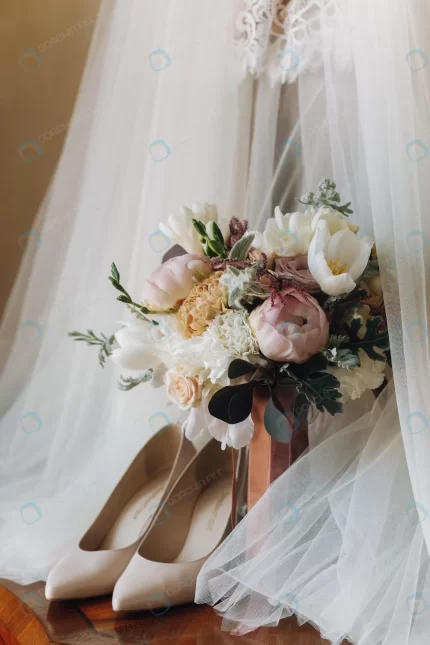 beautiful wedding shoes dress flower bouquet crcb6b560d2 size19.38mb 4480x6720 1 - title:graphic home - اورچین فایل - format: - sku: - keywords: p_id:353984
