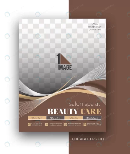 beauty care a4 brochure flyer poster design templ crc587a9626 size2.23mb - title:graphic home - اورچین فایل - format: - sku: - keywords: p_id:353984