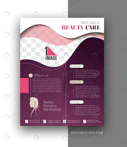 beauty care a4 business flyer poster brochure des crcc74f955f size19.33mb - title:graphic home - اورچین فایل - format: - sku: - keywords: p_id:353984