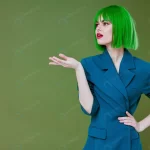 - beauty fashion woman attractive look green wig bl crc089a1c85 size13.77mb 6578x4385 - Home