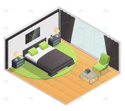 bedroom interior isometric view crc73335d63 size3.87mb 1 - title:graphic home - اورچین فایل - format: - sku: - keywords: p_id:353984