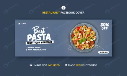 best pasta facebook cover banner template crcc4fcfcf7 size2.35mb - title:graphic home - اورچین فایل - format: - sku: - keywords: p_id:353984