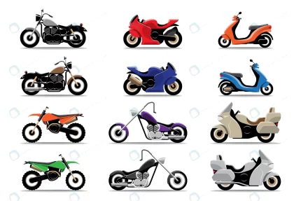big isolated motorcycle colorful clipart set flat crcc2edf203 size2.87mb - title:graphic home - اورچین فایل - format: - sku: - keywords: p_id:353984
