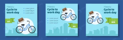 bike work day social media post banner set officia rnd272 frp28377328 - title:graphic home - اورچین فایل - format: - sku: - keywords: p_id:353984