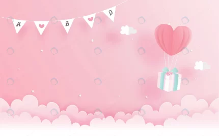 birthday card with gift box heart balloon paper cu rnd522 frp5459633 - title:graphic home - اورچین فایل - format: - sku: - keywords: p_id:353984