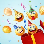 - birthday emojis gift vector design emoji happy fu crc79d90c1d size6.43mb - Home