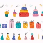 birthday party birthday cake cupcake gift holiday rnd354 frp9607189 - title:Home - اورچین فایل - format: - sku: - keywords:وکتور,موکاپ,افکت متنی,پروژه افترافکت p_id:63922