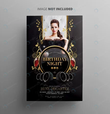 birthday party flyer template rnd177 frp6127480 - title:graphic home - اورچین فایل - format: - sku: - keywords: p_id:353984