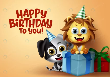 birthday party vector kids animal characters happ crc06c4cc2c size6.24mb - title:graphic home - اورچین فایل - format: - sku: - keywords: p_id:353984