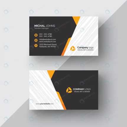 black business card with orange details crc7eb64a8e size1.02mb - title:graphic home - اورچین فایل - format: - sku: - keywords: p_id:353984
