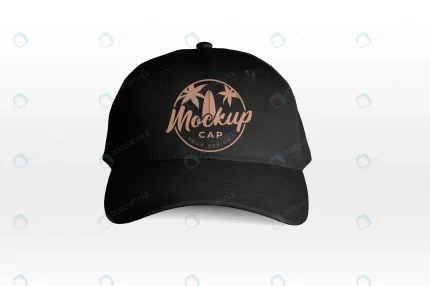 black cap front view mockup crc42443c66 size36.29mb - title:graphic home - اورچین فایل - format: - sku: - keywords: p_id:353984