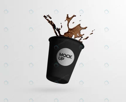 black coffee paper cup splash mockup crc2568833e size43.13mb - title:graphic home - اورچین فایل - format: - sku: - keywords: p_id:353984