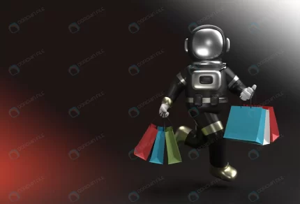 black friday astronaut with shopping bags crc0ee95a21 size1.56mb 4500x3060 - title:graphic home - اورچین فایل - format: - sku: - keywords: p_id:353984