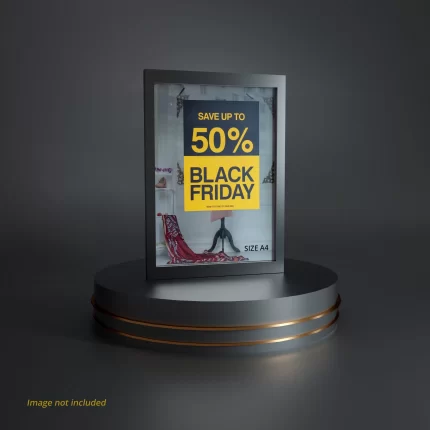 black friday poster mockup scene crc4d0c863e size32.75mb - title:graphic home - اورچین فایل - format: - sku: - keywords: p_id:353984