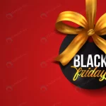 - black friday sale banner with golden ribbon crc1154bcf4 size3.62mb - Home