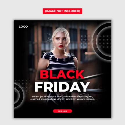 black friday sale social media post template - title:graphic home - اورچین فایل - format: - sku: - keywords: p_id:353984