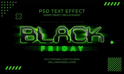 black friday text effect - title:graphic home - اورچین فایل - format: - sku: - keywords: p_id:353984