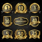 - black gold years anniversary seal badges labels c crc0c0f8133 size9.53mb - Home