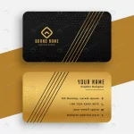 black golden business card template with lines.jp crc1062a709 size3.57mb - title:Home - اورچین فایل - format: - sku: - keywords:وکتور,موکاپ,افکت متنی,پروژه افترافکت p_id:63922