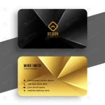 - black golden royal business card geometric style. crc606ebe06 size1.11mb 1 - Home