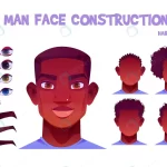 black man face construction avatar creation with crc59918ccb size0.86mb - title:Home - اورچین فایل - format: - sku: - keywords:وکتور,موکاپ,افکت متنی,پروژه افترافکت p_id:63922