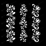 - black white flower design crc08329496 size1.50mb - Home